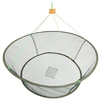 EatingBiting（R） Portable Prawn Bait Crab Shrimp Net Drop Landing Fishing Pier Harbour Pond 40FT