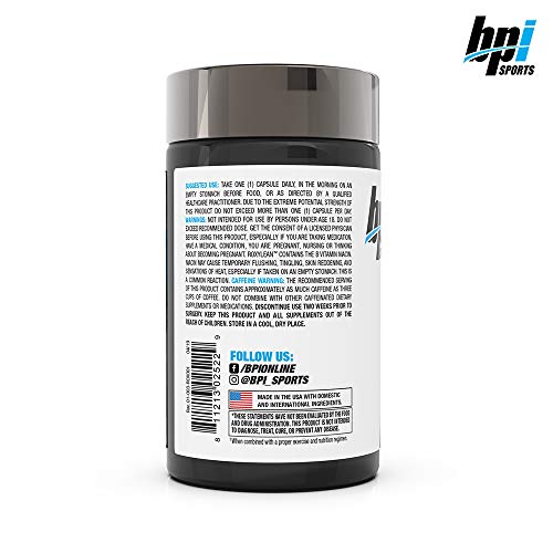 BPI Sports Roxylean Extreme Fat Burner & Weight Loss Supplement, 60Count (Packaging May Vary