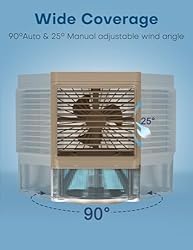 COOLECH Personal Air Conditioner w/Remote & LED