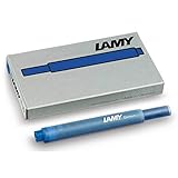5 Pacs X Lamy Cartridges Refill, Blue, Total 25 Inks