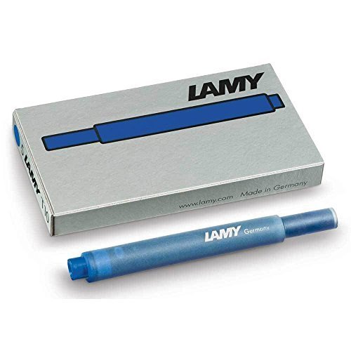 5 Pacs X Lamy Cartridges Refill, Blue, Total 25 Inks