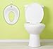 Potty Training Seat for Boys and Girls - Toilet Trainer Ring for Toddler - Non Slip Grip with Splash and Pee Guard - Portable Travel Elongated Potty Chair- Hanging Ring for Storage and Bonus Ebook