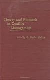 Theory and Research in Conflict Management:, M. Afzalur Rahim, 0275931730