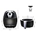 Air Fryer,Blusmart Electric Air Fryer, 3.4Qt/3.2L 1400W, LED Display, Hot Air Fryer,Healthy Oil Free for Multifunctional Cooking/Baking (Recipes & Kitchen Tongs Included)