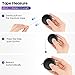 Measuring Tape for Body, 2 Pack Tape Measure for Body Sewing Fabric Tailor Cloth Craft Weight Loss Measurements, 60-Inch Soft White & Retractable Black Dual Sided Tape Measure Body Measuring Tape Set