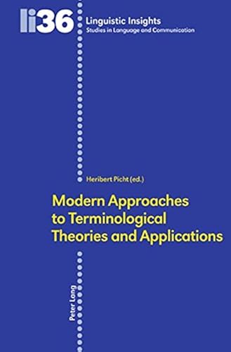 Download Modern Approaches to Terminological Theories And Applications PDF