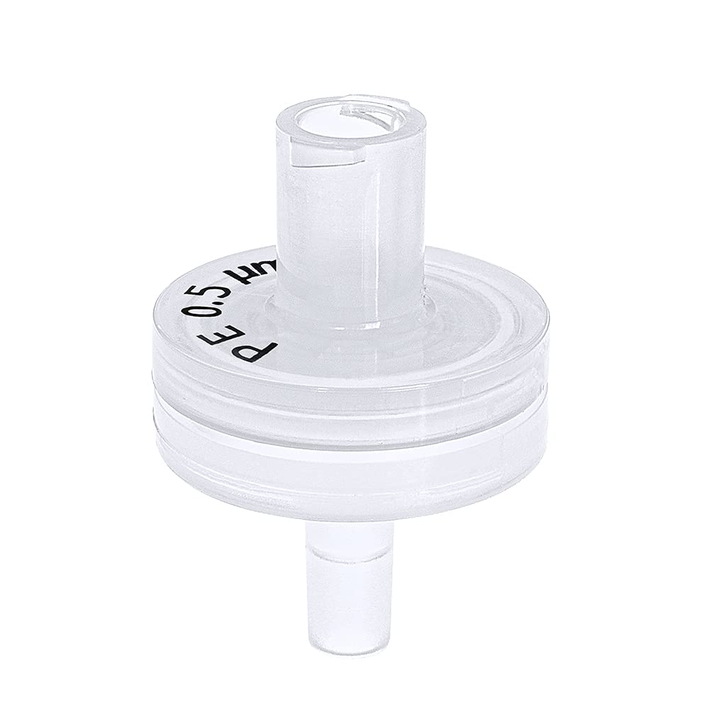 GVS Filter Technology, Syringe Filter, ABLUO, 13mm, PE Membrane, 0.5µm, PP Housing, 10/pk