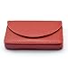Partstock(TM) Women Leather Business Name Card Wallet/Holder 25 Cards 3.9L x 2.8W inches with Magnetic Shut for Ladys.(Red)