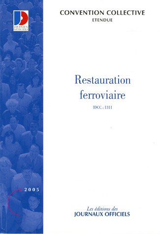 Convention collective nationale, Restauration ferroviaire