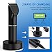 Liberex Cordless Electric Hair Clippers - Professional Rechargeable Hair Cutting Machine for Men Women Kids Baby, Barber Grooming Cutter Kit, Beard Body Trimmer Set, 20 Length, Wireless Charging