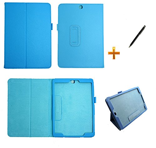 Capa Case Galaxy Tab S2 - 9.7´ T810/T815 Carteira / Caneta Touch (Azul)