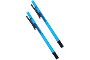 Buffalo Warrior 2Pcs 177 Caliber Pellet Loading Pen, 20 Pellet Capacity, Light Blue