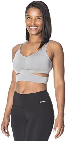 Handful Bound and Determined High Impact Sports Bra with Removable Lights Out Pads and Bralette Silhouette, Spoon Me, Small
