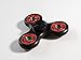 7D CUSTOMS EDC Tri-Spinner Fidget Toy Ultra Durable Non-3D Printed (Black)