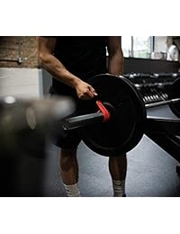 SnapClips Barbell Collars   Pair of Premium 2” Olympic Barbell Clamps   Quick and Easy Adjustable Weight Clips   Perfect Barbell Clips for Crossfit, Powerlifting, Strongman, Any Training Using a Bar