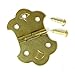 Cigar Box Guitar Brass Hinge Tailpiece for 3-String CBGs