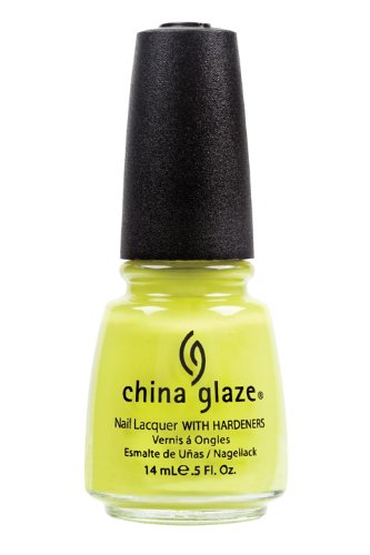 China Glaze Nail Polish, Electric Pineapple, 0.5 Fluid Ounce