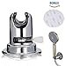 LEEFE Vacuum Suction Cup Shower Head Holder with Swivel, Adjustable Removable Handheld Showerhead & Bidet Sprayer Adhesive Wall Mount Bracket - NO Drill, Heavy Duty, Waterproof, Reuseable