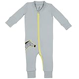 Papallou Baby Boy Zebra Print Jumpsuits, 100% Cotton