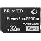 BR &amp; TD 32GB PRO Duo (Mark 2) Memory Stick for PSP