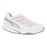 MBT Women's Sport 3 Limited Edition Pink/White Leather/Mesh - Limited Edition 35 Medium