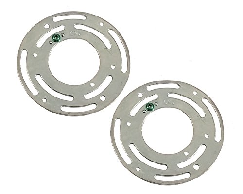 4" Universal Light Fixture Circle Cross Bar 2-Pack
