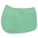 TuffRider Basic Pony Saddle Pad – Diamond Quilted, Flannel Lined, Breathable Schooling Pad for Horses - Mist Green