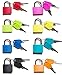 Padlock (8 Pack) Small With Key for Luggage, Backpack, Gym Locker, Suitcase, Classroom Matching Game and More - 8 Colors