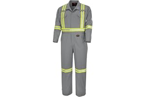Pioneer mens FR-Tech Hi-Vis 88/12 7 oz FR/ARC-Rated Safety CoverallsCoveralls