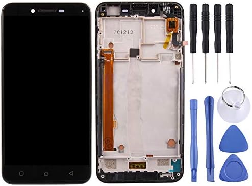 Zhangli Mobile Phone LCD Screen LCD Screen and Digitizer Full Assembly with Frame for Lenovo Vibe K5 A6020A40 (Black) LCD Screen (Color : Black)