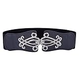 Grace Karin Lady's Elastic Stretch Wide Vintage Waist Belt