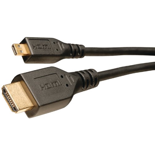 Tripp Lite HDMI to Micro HDMI Cable with Ethernet, Digital Video with Audio Adapter (M/M) 3-ft. (P570-003-MICRO)
