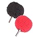 SPTA Red & Black 100mm Buffing Ball Finishing Buff Polishing Pad For Car Polishing Pack of 2 Pcs