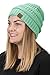 Funky Junque Solid Ribbed Beanie - Seafoam