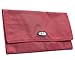 Big Skinny Women's Monte Cougar Tri-Fold Checkbook Wallet, Holds Up to 60 Cards, Red