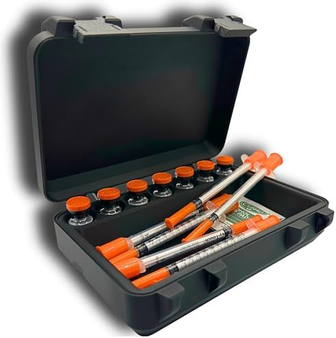 Amazon.com: 10mL Vial Storage Case with Syringe Compartment 3 Slot Peptide HRT TRT GLP-1 Semaglutide Tirzepatide Insulin Organizer Travel & Refrigerator Ready : Health & Household Amazon.com: 10mL Vial Storage Case with Syringe Compartment 3 Slot Peptide HRT TRT GLP-1 Semaglutide Tirzepatide Insulin Organizer Travel & Refrigerator Ready : Health & Household
