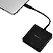 Amazon Basics Mini DisplayPort to HDMI DVI VGA Display Adapter - Black