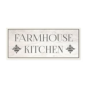 Norma Lily The Home Decor Collection Typografie-Wandschild “Bauernhaus”, 7 x 17 cm