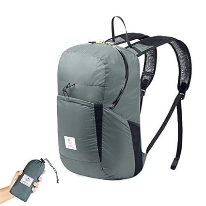 Faltbare Rucksack Ultraleicht Wasserdicht Wandern Daypack von Naturehike, Kleiner Rucksack Dauerhaft Handliche Faltbare Tages