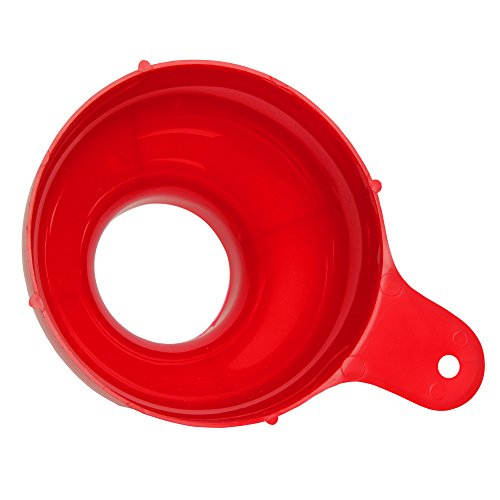Roots & Branches Home Canning Funnel, Fits Wide Mouth & Regular Mason Jars, Red 3 Roots & Branches Home Canning Funnel, Fits Wide Mouth & Regular Mason Jars, Red - Image 4