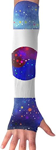South Korea Starry Flag Beach Sunset Holiday UV Protection Arm Sleeves Fitness Towel Sports Sun Sleeves Arm Sports Towel Cooling Ability