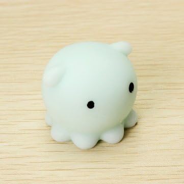Octopus Squishy Squeeze Toy Cute Kawaii Collection Stress Reliever Gift Decor (Green) by PinBuke