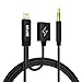BOTUX 3.5mm Aux Cable Compatible with iPhone to Headphone with Charger,Aux Adapter Cord Compatible with iPhone to Car Stereo or Headphone Audio Jack,Compatible with iPhone X/8/7/6