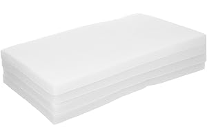 SUPVOX 4pcs White Jewelry Box Sponge Pads Earring Box Inserts Ring Display Holder Mats for Jewelry Storage