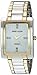 Anne Klein Women's AK/2789MPTT Swarovski Crystal Accented Two-Tone Bracelet Watch