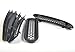 Bentolin [Upgrade Clip in Version] Matte Black Front Grille Grill Mesh Inserts Kit Compatible for Wrangler Rubicon Sahara Jk 2007-2015 - 7PCS