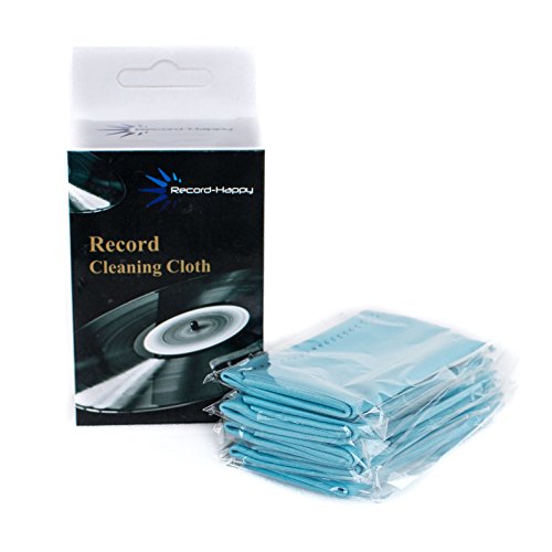 Record Cleaning AntiStatic Cloth 5 Pack Microfiber Towel by Record