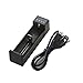 18650 battery charger,Universal Battery Charger KESHEE K1 LED Display Speedy Smart Charger for Rechargeable Li-ion Batteries 21700 20700 26650 10440 14500 16340 16650 18650