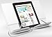 Joseph Joseph Cookbook and Tablet Stand Holder Reading Rest Folds Flat with Page Holder, White