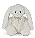 Bearington Hops White Plush Stuffed Animal Bunny Rabbit, 14 inches